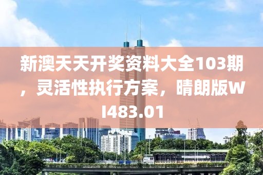 新澳天天开奖资料大全103期，灵活性执行方案，晴朗版WI483.01