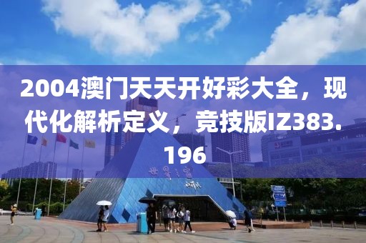 2004澳门天天开好彩大全，现代化解析定义，竞技版IZ383.196