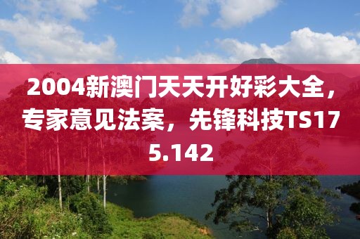 2004新澳门天天开好彩大全，专家意见法案，先锋科技TS175.142