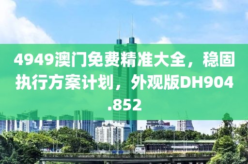 4949澳门免费精准大全，稳固执行方案计划，外观版DH904.852