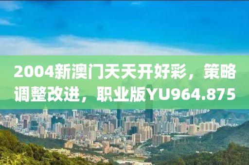 2004新澳门天天开好彩，策略调整改进，职业版YU964.875