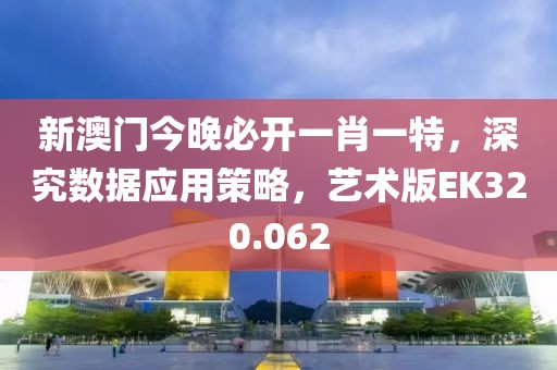 新澳门今晚必开一肖一特，深究数据应用策略，艺术版EK320.062
