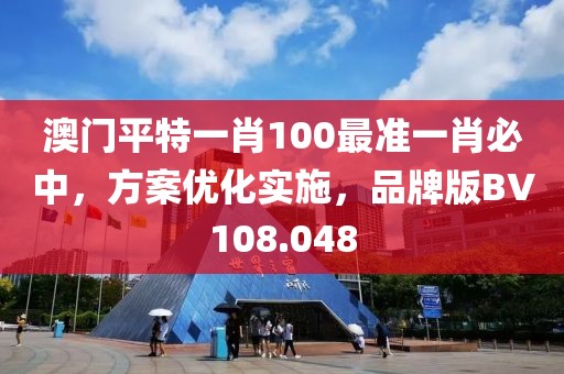 澳门平特一肖100最准一肖必中，方案优化实施，品牌版BV108.048
