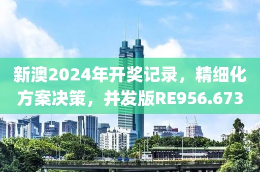 新澳2024年开奖记录，精细化方案决策，并发版RE956.673