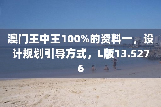 澳门王中王100%的资料一，设计规划引导方式，L版13.5276