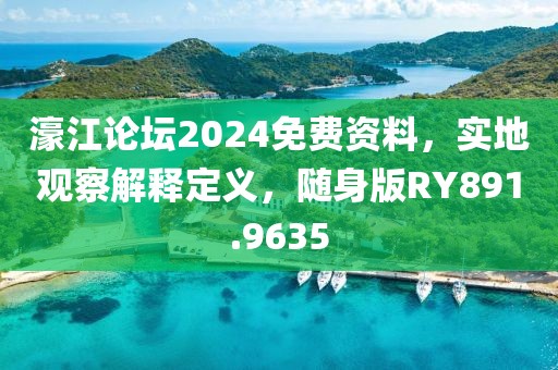 濠江论坛2024免费资料，实地观察解释定义，随身版RY891.9635