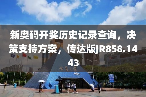 新奥码开奖历史记录查询，决策支持方案，传达版JR858.1443