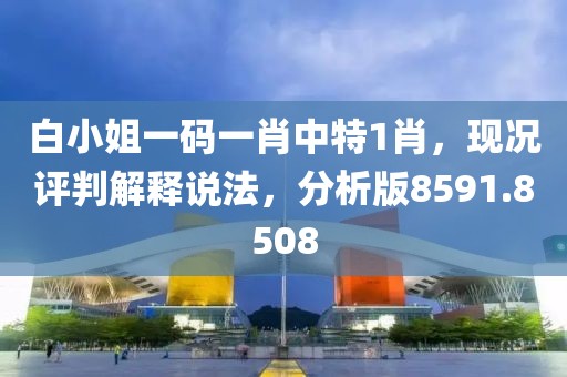白小姐一码一肖中特1肖，现况评判解释说法，分析版8591.8508