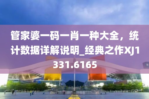 管家婆一码一肖一种大全，统计数据详解说明_经典之作XJ1331.6165