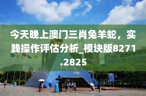 今天晚上澳门三肖兔羊蛇，实践操作评估分析_模块版8271.2825