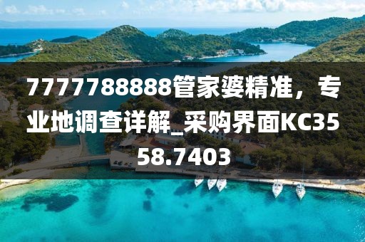 7777788888管家婆精准，专业地调查详解_采购界面KC3558.7403