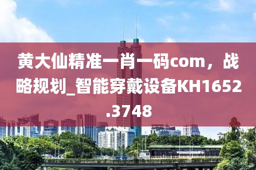 黄大仙精准一肖一码com，战略规划_智能穿戴设备KH1652.3748