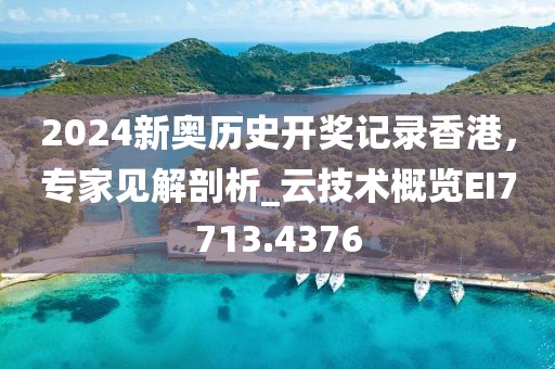 2024新奥历史开奖记录香港，专家见解剖析_云技术概览EI7713.4376