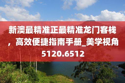 新澳最精准正最精准龙门客栈，高效便捷指南手册_美学视角5120.6512