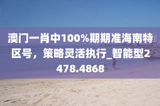 澳门一肖中100%期期准海南特区号，策略灵活执行_智能型2478.4868