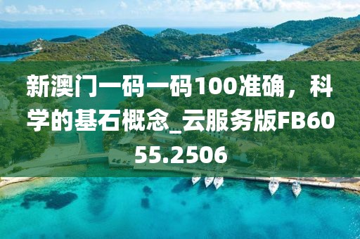 新澳门一码一码100准确，科学的基石概念_云服务版FB6055.2506