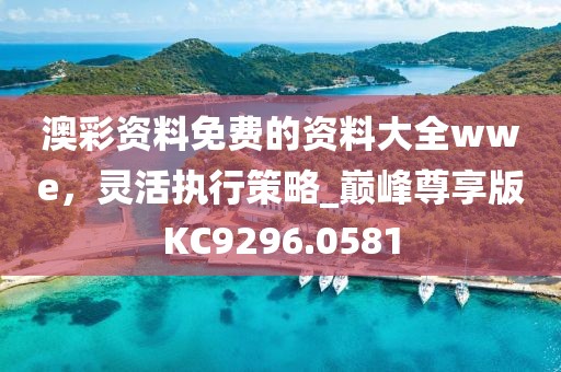 澳彩资料免费的资料大全wwe，灵活执行策略_巅峰尊享版KC9296.0581