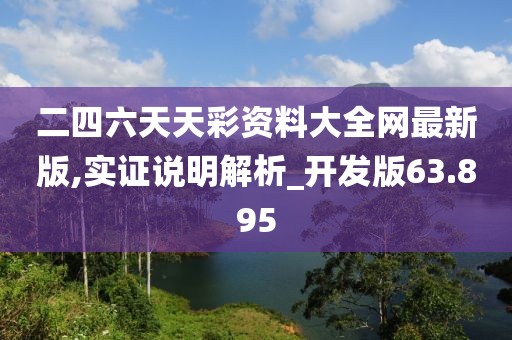 二四六天天彩资料大全网最新版,实证说明解析_开发版63.895