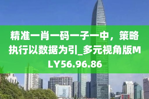 精准一肖一码一子一中，策略执行以数据为引_多元视角版MLY56.96.86