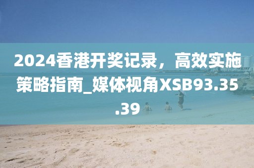 2024香港开奖记录，高效实施策略指南_媒体视角XSB93.35.39