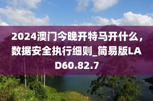 2024澳门今晚开特马开什么，数据安全执行细则_简易版LAD60.82.7