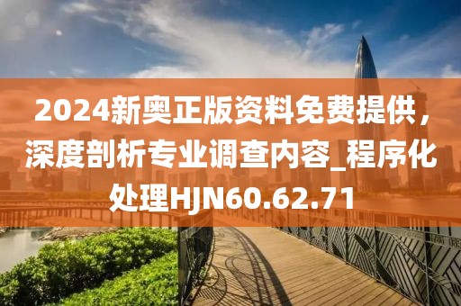 2024新奥正版资料免费提供，深度剖析专业调查内容_程序化处理HJN60.62.71