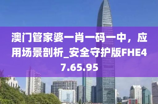 澳门管家婆一肖一码一中，应用场景剖析_安全守护版FHE47.65.95