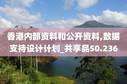 香港内部资料和公开资料,数据支持设计计划_共享品50.236