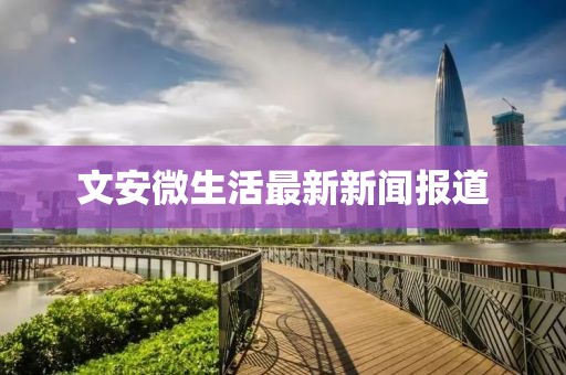 文安微生活最新新闻报道