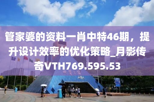 管家婆的资料一肖中特46期，提升设计效率的优化策略_月影传奇VTH769.595.53