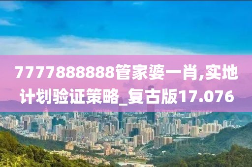 7777888888管家婆一肖,实地计划验证策略_复古版17.076