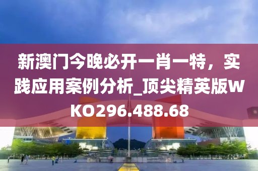 新澳门今晚必开一肖一特，实践应用案例分析_顶尖精英版WKO296.488.68