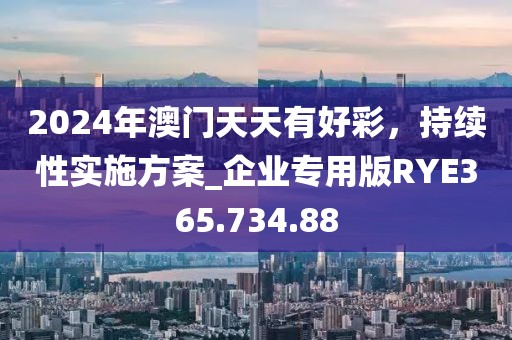 2024年澳门天天有好彩，持续性实施方案_企业专用版RYE365.734.88
