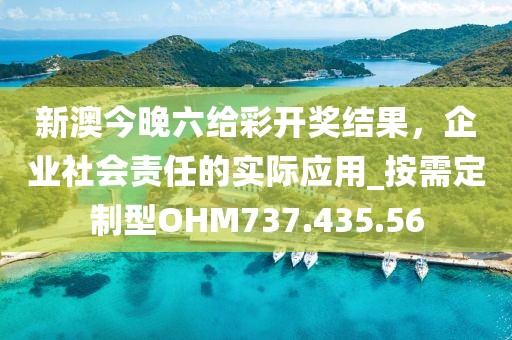 新澳今晚六给彩开奖结果，企业社会责任的实际应用_按需定制型OHM737.435.56