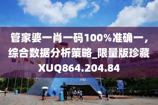 管家婆一肖一码100%准确一，综合数据分析策略_限量版珍藏XUQ864.204.84