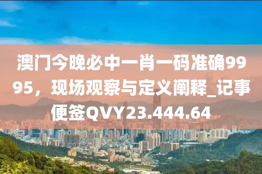 澳门今晚必中一肖一码准确9995，现场观察与定义阐释_记事便签QVY23.444.64