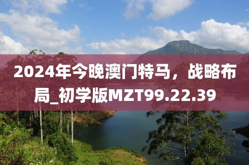 2024年今晚澳门特马，战略布局_初学版MZT99.22.39