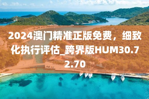 2024澳门精准正版免费，细致化执行评估_跨界版HUM30.72.70