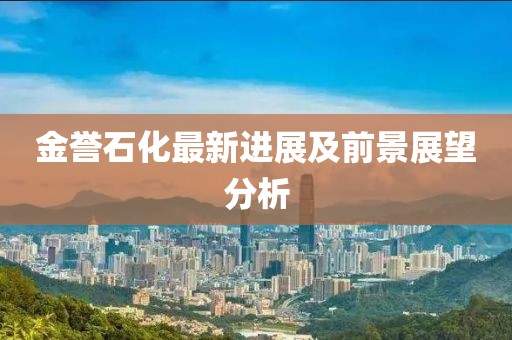 金誉石化最新进展及前景展望分析