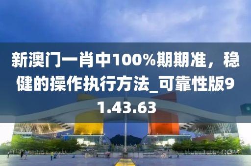 新澳门一肖中100%期期准，稳健的操作执行方法_可靠性版91.43.63