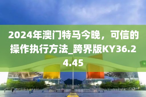 2024年澳门特马今晚，可信的操作执行方法_跨界版KY36.24.45