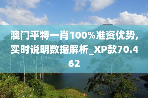 澳门平特一肖100%准资优势,实时说明数据解析_XP款70.462