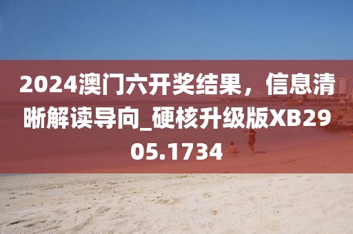 2024澳门六开奖结果，信息清晰解读导向_硬核升级版XB2905.1734