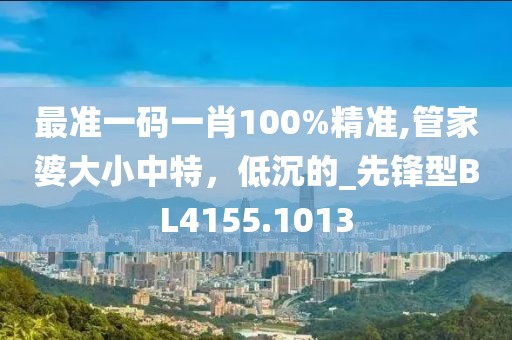 最准一码一肖100%精准,管家婆大小中特，低沉的_先锋型BL4155.1013