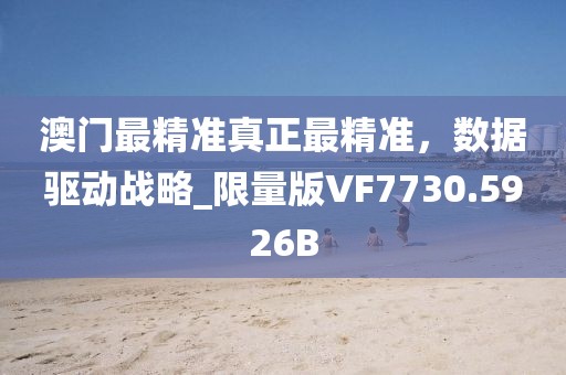 澳门最精准真正最精准，数据驱动战略_限量版VF7730.5926B