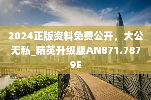 2024正版资料免费公开，大公无私_精英升级版AN871.7879E