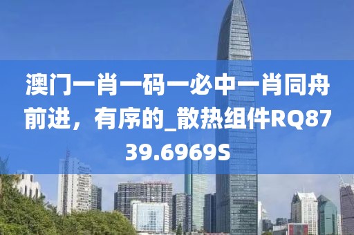 澳门一肖一码一必中一肖同舟前进，有序的_散热组件RQ8739.6969S