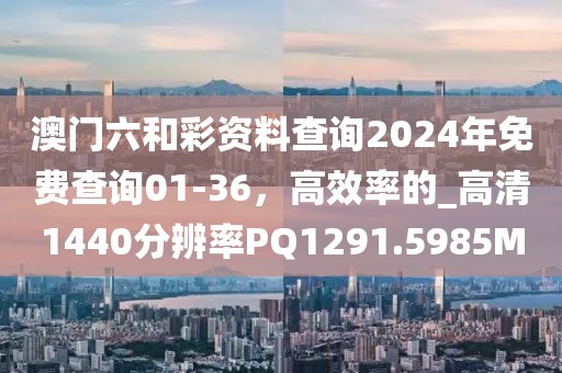 澳门六和彩资料查询2024年免费查询01-36，高效率的_高清1440分辨率PQ1291.5985M