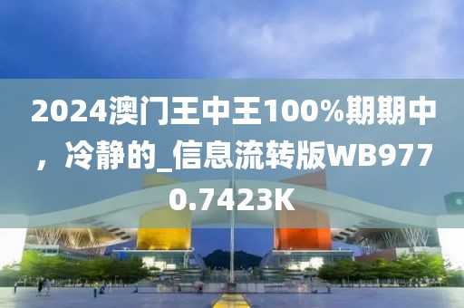 2024澳门王中王100%期期中，冷静的_信息流转版WB9770.7423K