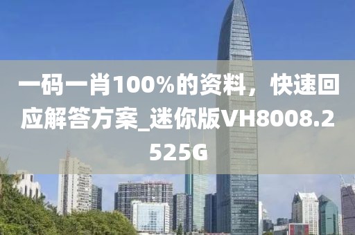 一码一肖100%的资料，快速回应解答方案_迷你版VH8008.2525G